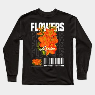 Flower Streetwear Design Long Sleeve T-Shirt